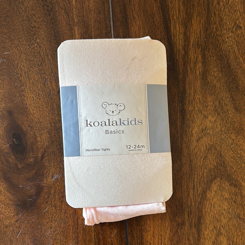 NWT‎ Koala Kids Basics Pink Microfiber Tights
